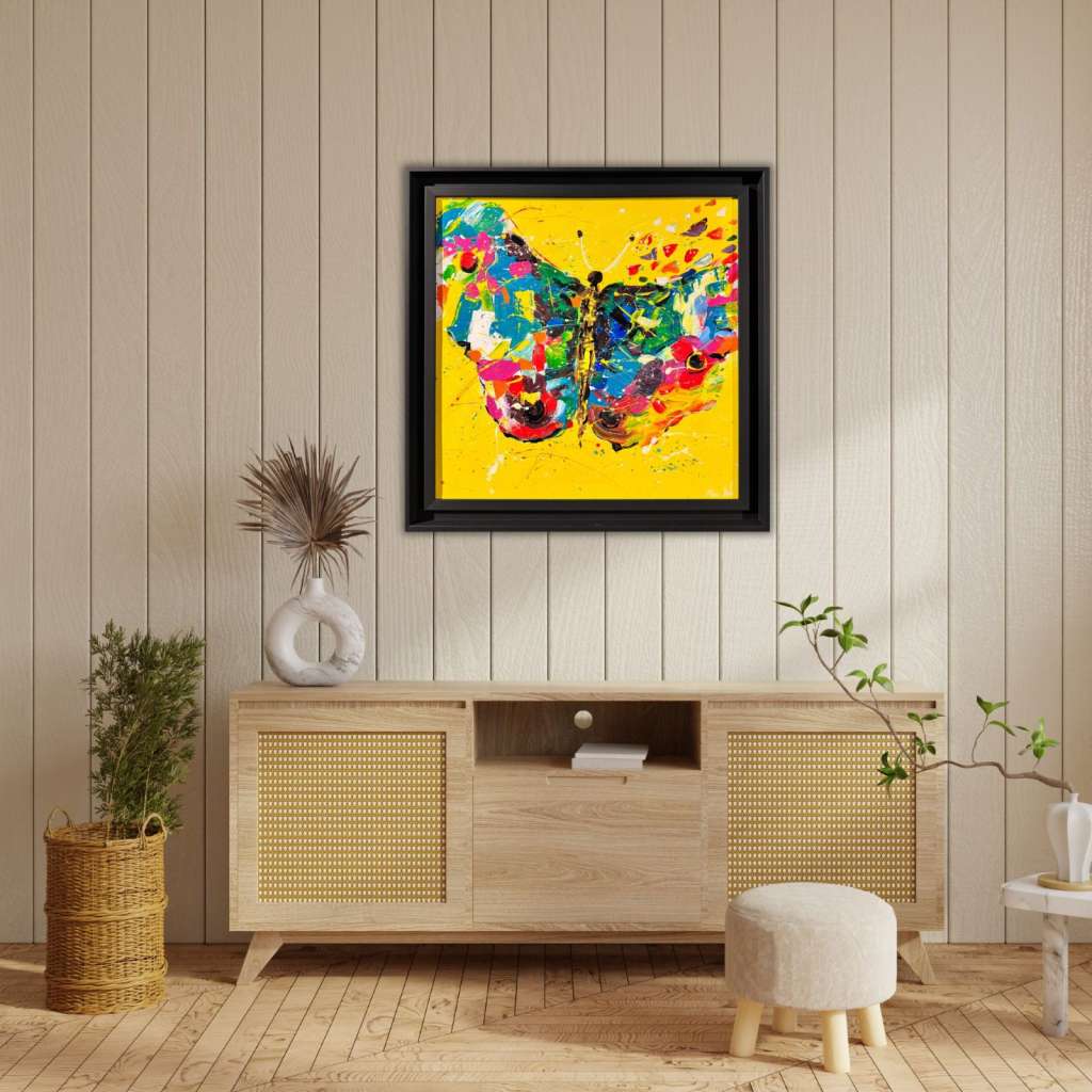 Kelebek Yağlı Boya Tablo