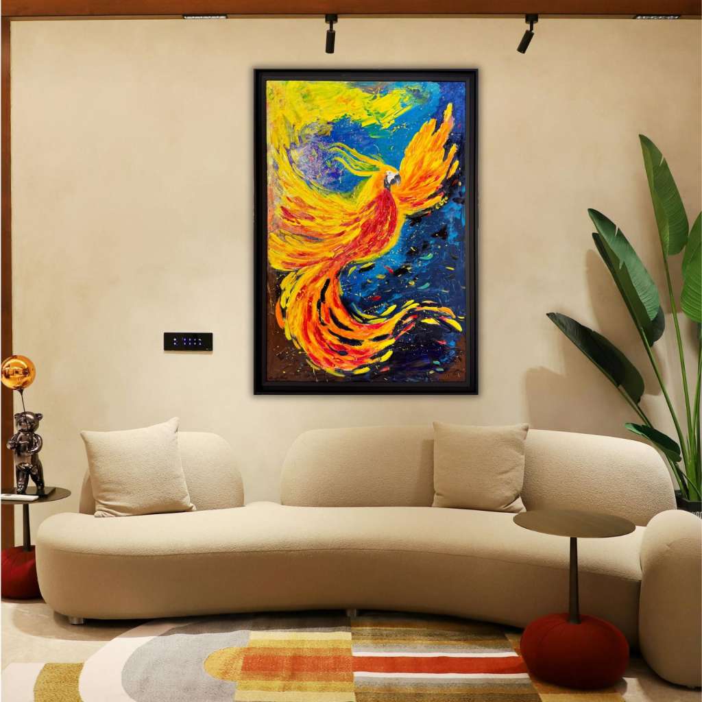 Anka Kuşun Cazibesi Yağlı Boya Tablo