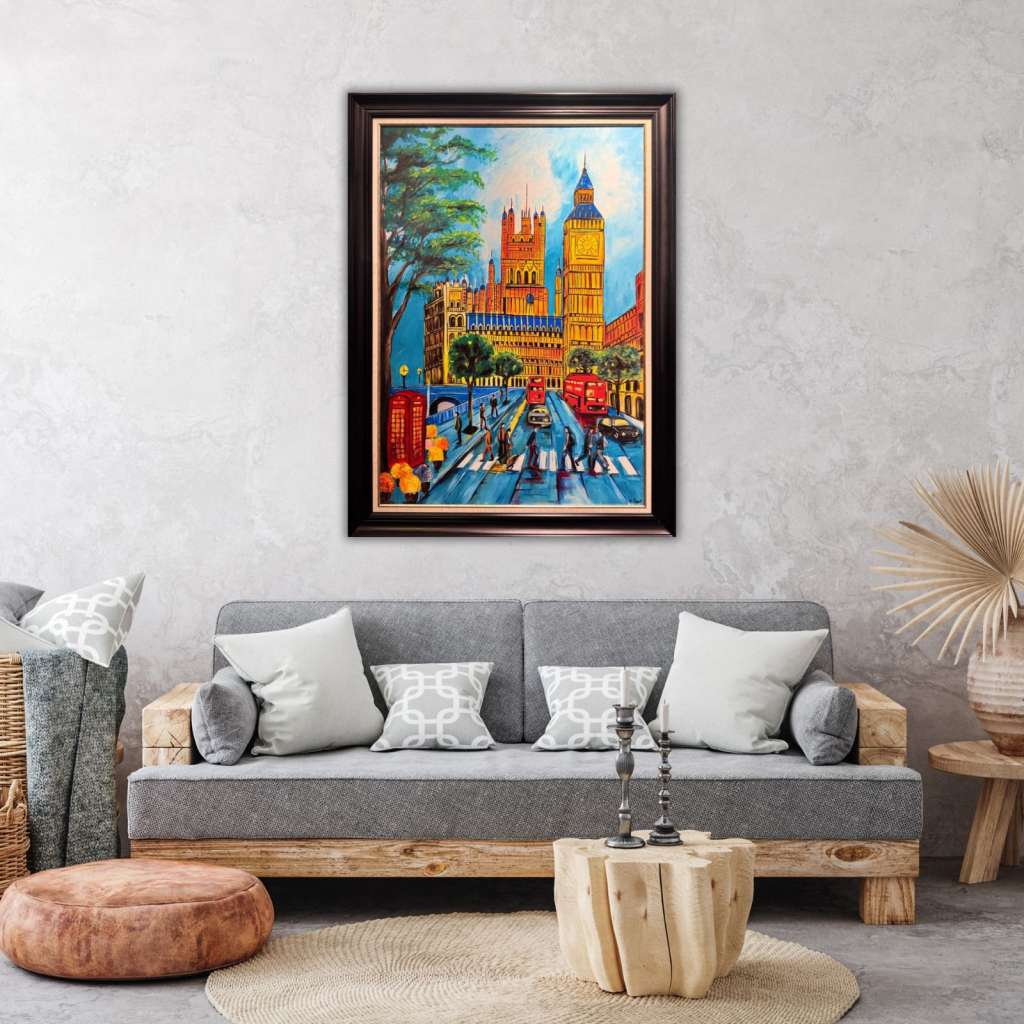 Modern Londra Yağlı Boya Tablo