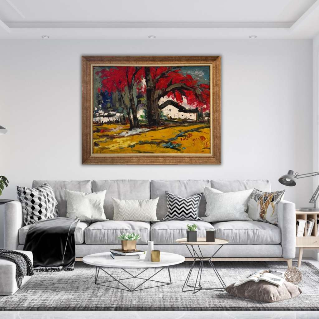 Ormanda Hayat Yağlı Boya Tablo