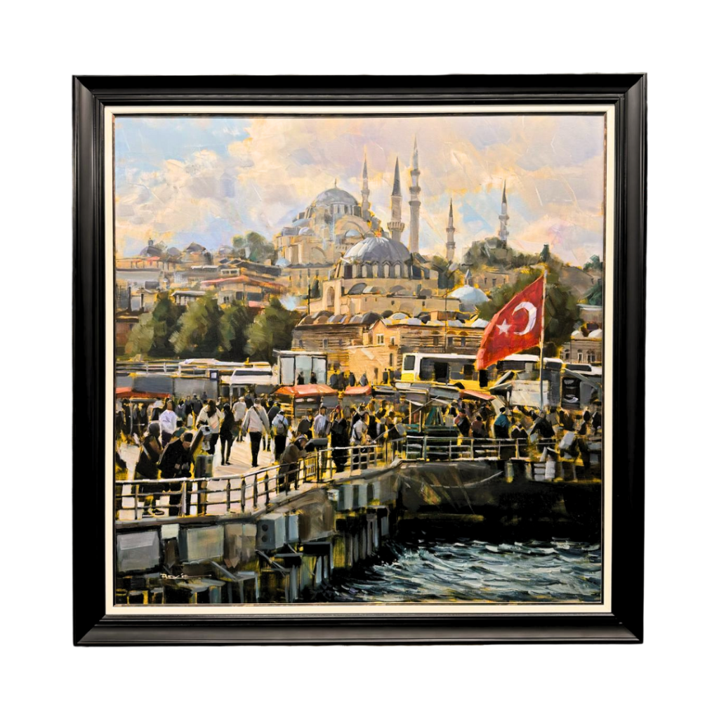 İstanbul Balıkçılar Yağlı Boya Tablo