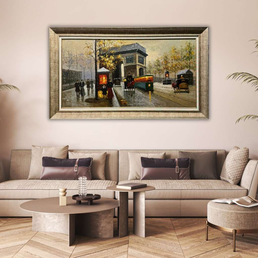 Paris Şanzelize Yağlı Boya Tablo