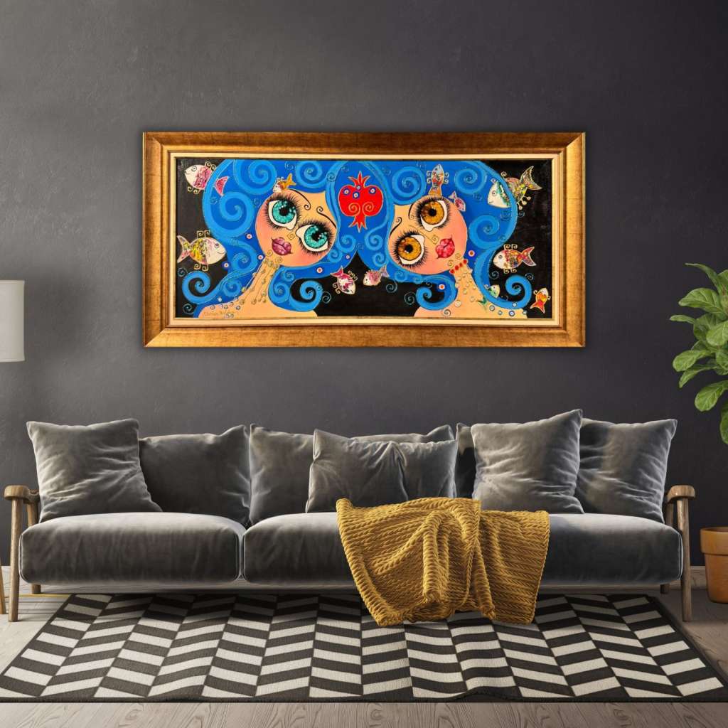 Rüya Kızların Düşleri Yağlı Boya Tablo