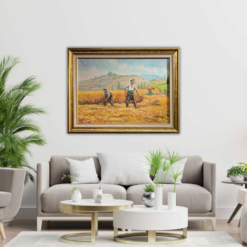 Tarla İşçileri Yağlı Boya Tablo