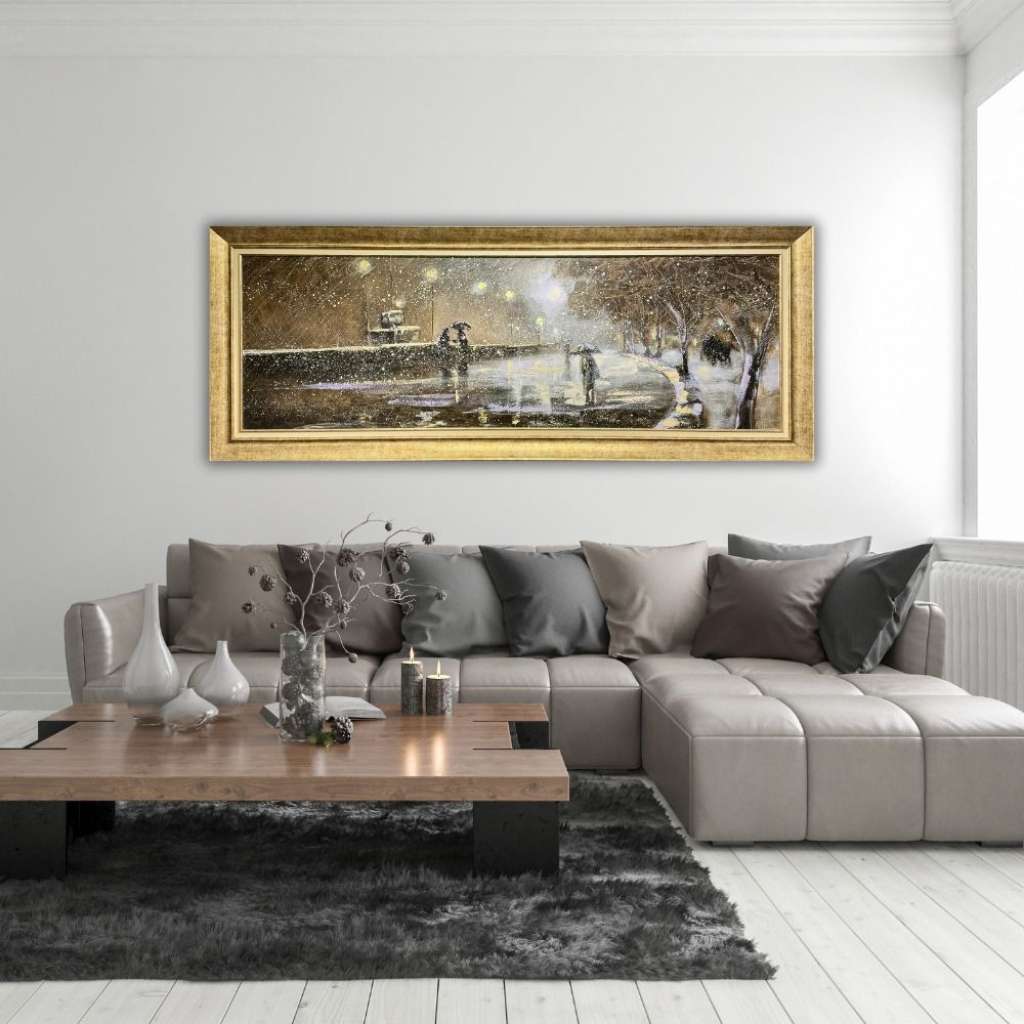 Gece Manzarası Yağlı Boya Tablo