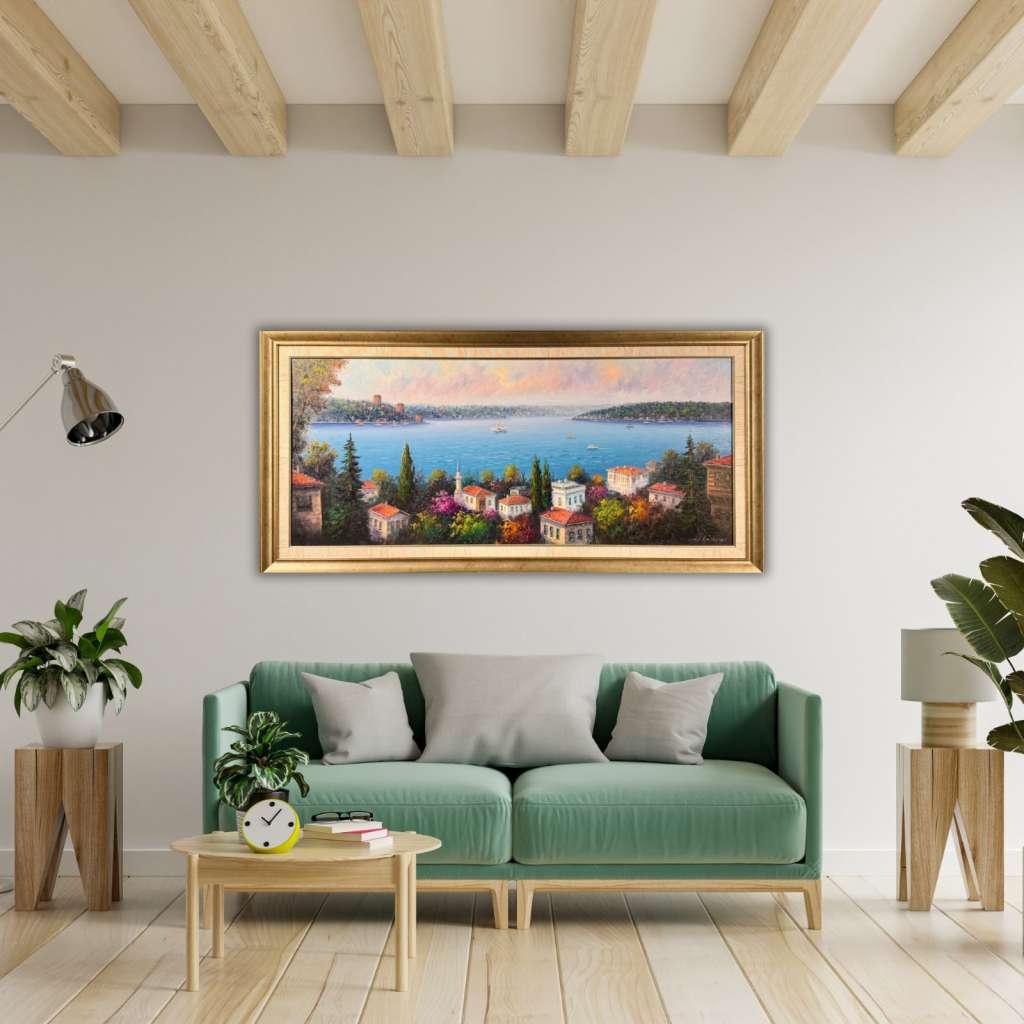 İstanbul Manzarası Yağlı Boya Tablo