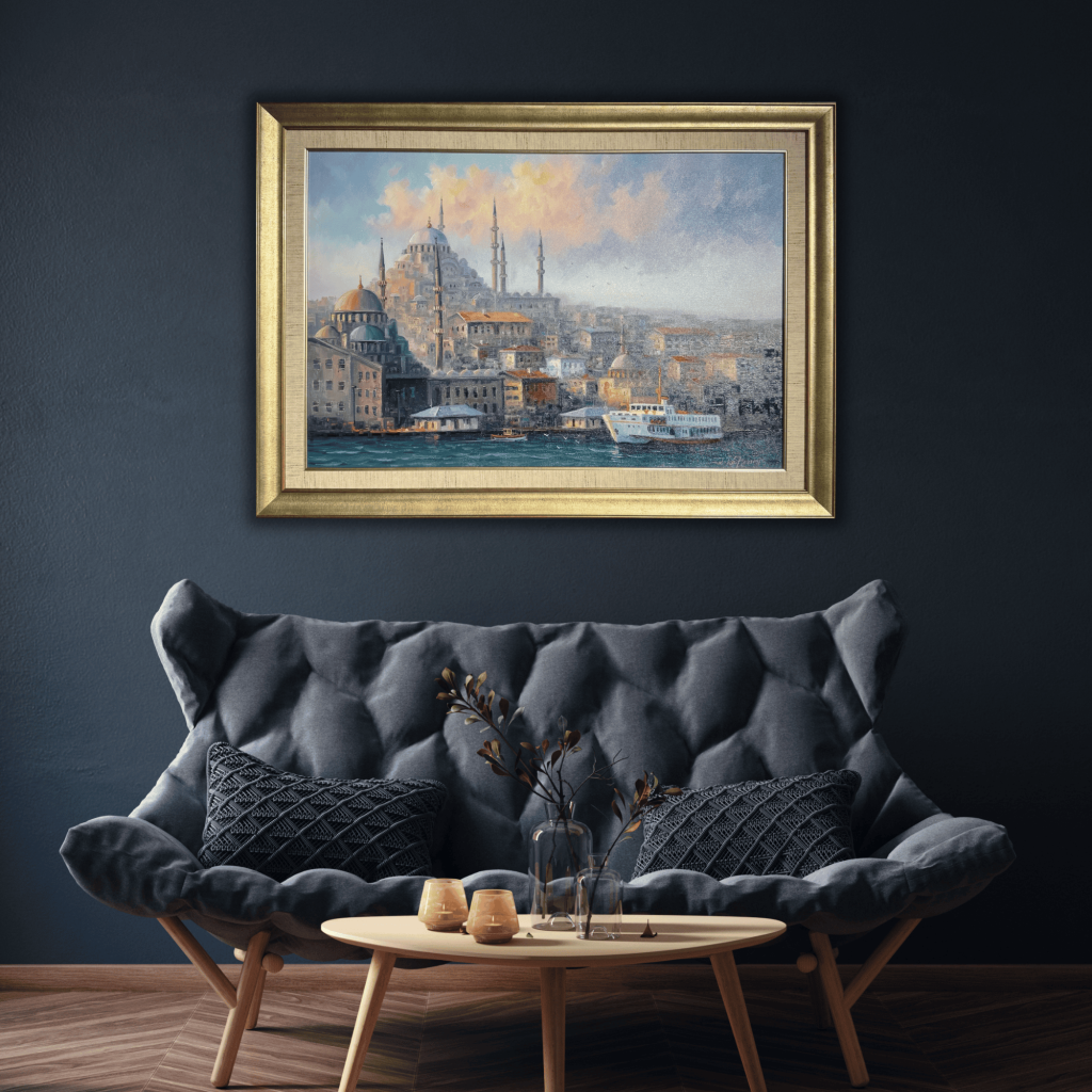 İstanbul Manzarası Yağlı Boya Tablo
